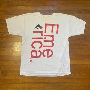 Y2K Emerica Skateboarding Graphic T Shirt Mens Size M‎